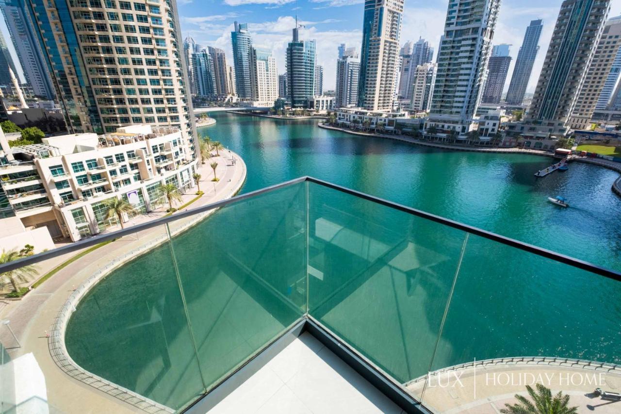 Lux - Contemporary Suite With Full Marina View Dubai Exterior foto