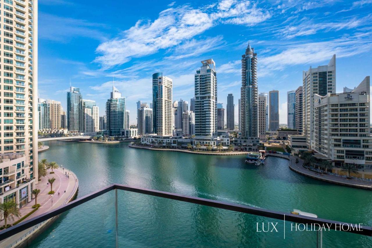 Lux - Contemporary Suite With Full Marina View Dubai Exterior foto