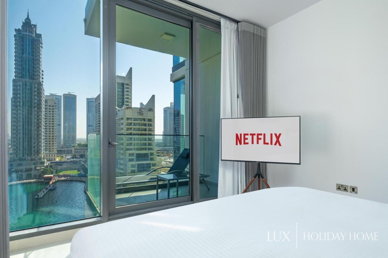 Lux - Contemporary Suite With Full Marina View Dubai Exterior foto