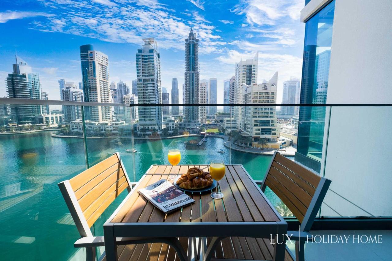 Lux - Contemporary Suite With Full Marina View Dubai Exterior foto