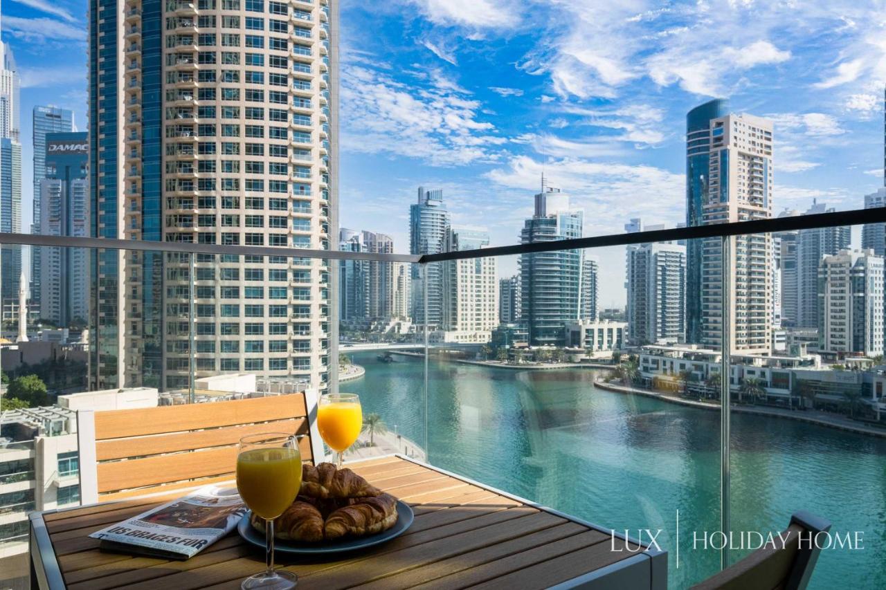 Lux - Contemporary Suite With Full Marina View Dubai Exterior foto