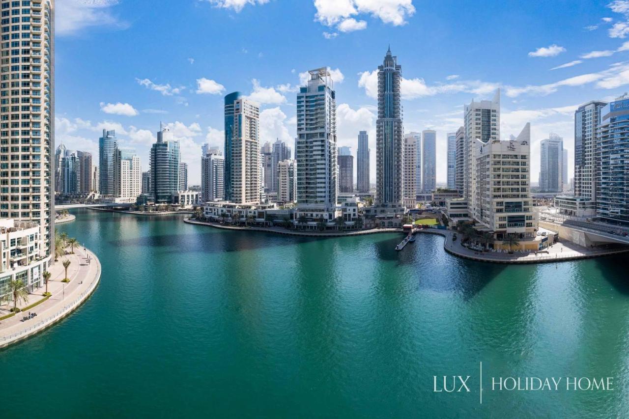 Lux - Contemporary Suite With Full Marina View Dubai Exterior foto