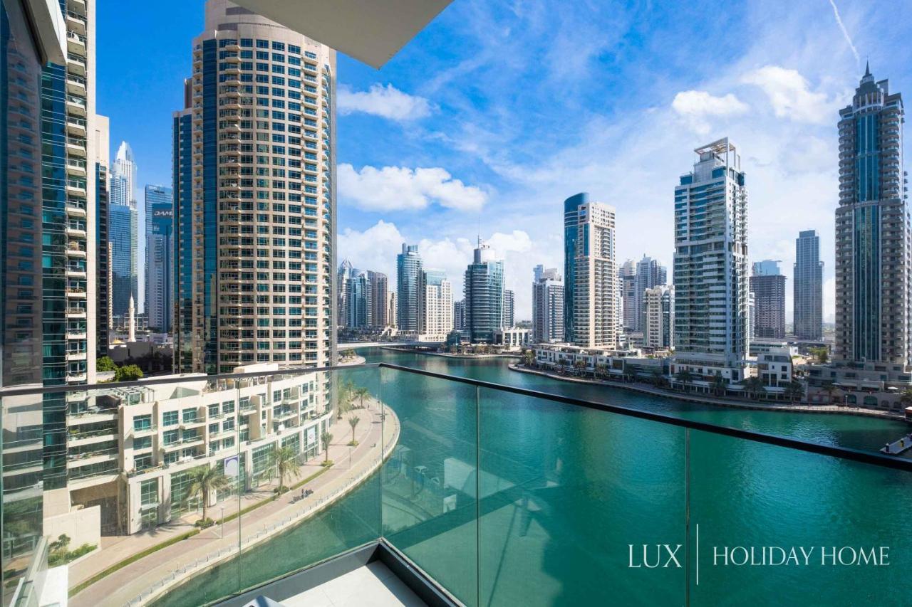Lux - Contemporary Suite With Full Marina View Dubai Exterior foto