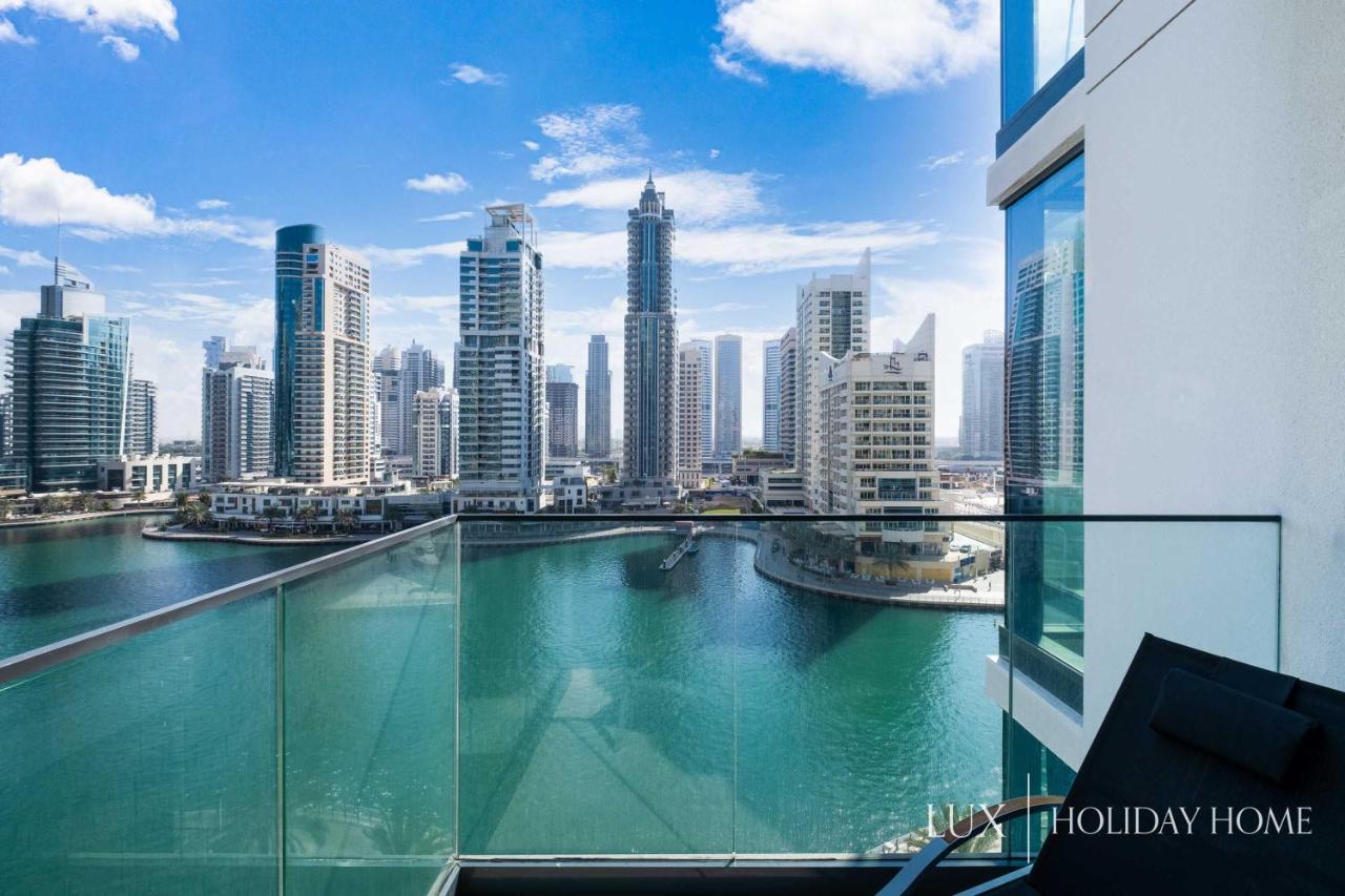 Lux - Contemporary Suite With Full Marina View Dubai Exterior foto