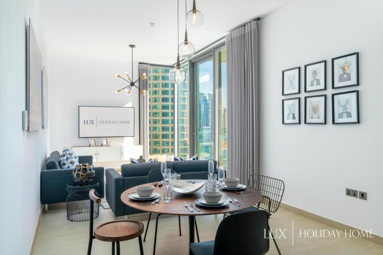 Lux - Contemporary Suite With Full Marina View Dubai Exterior foto