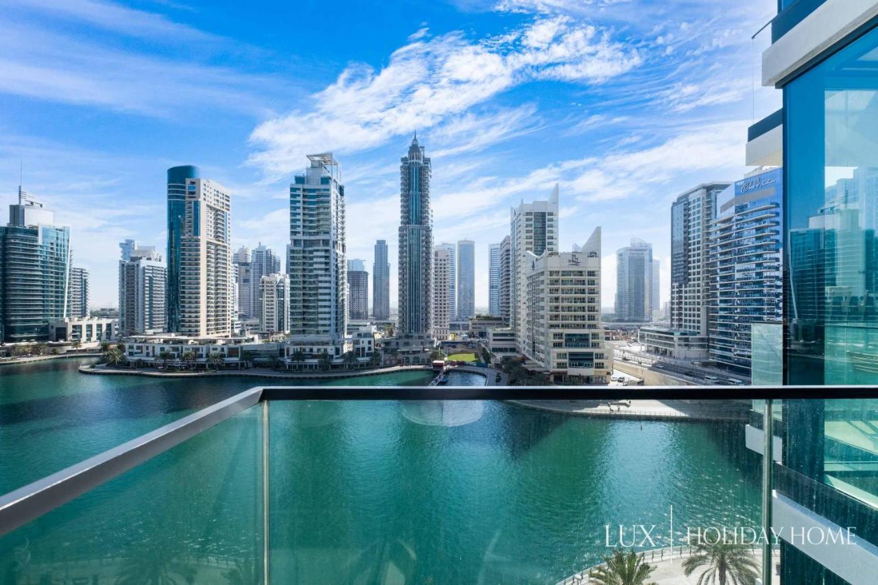 Lux - Contemporary Suite With Full Marina View Dubai Exterior foto