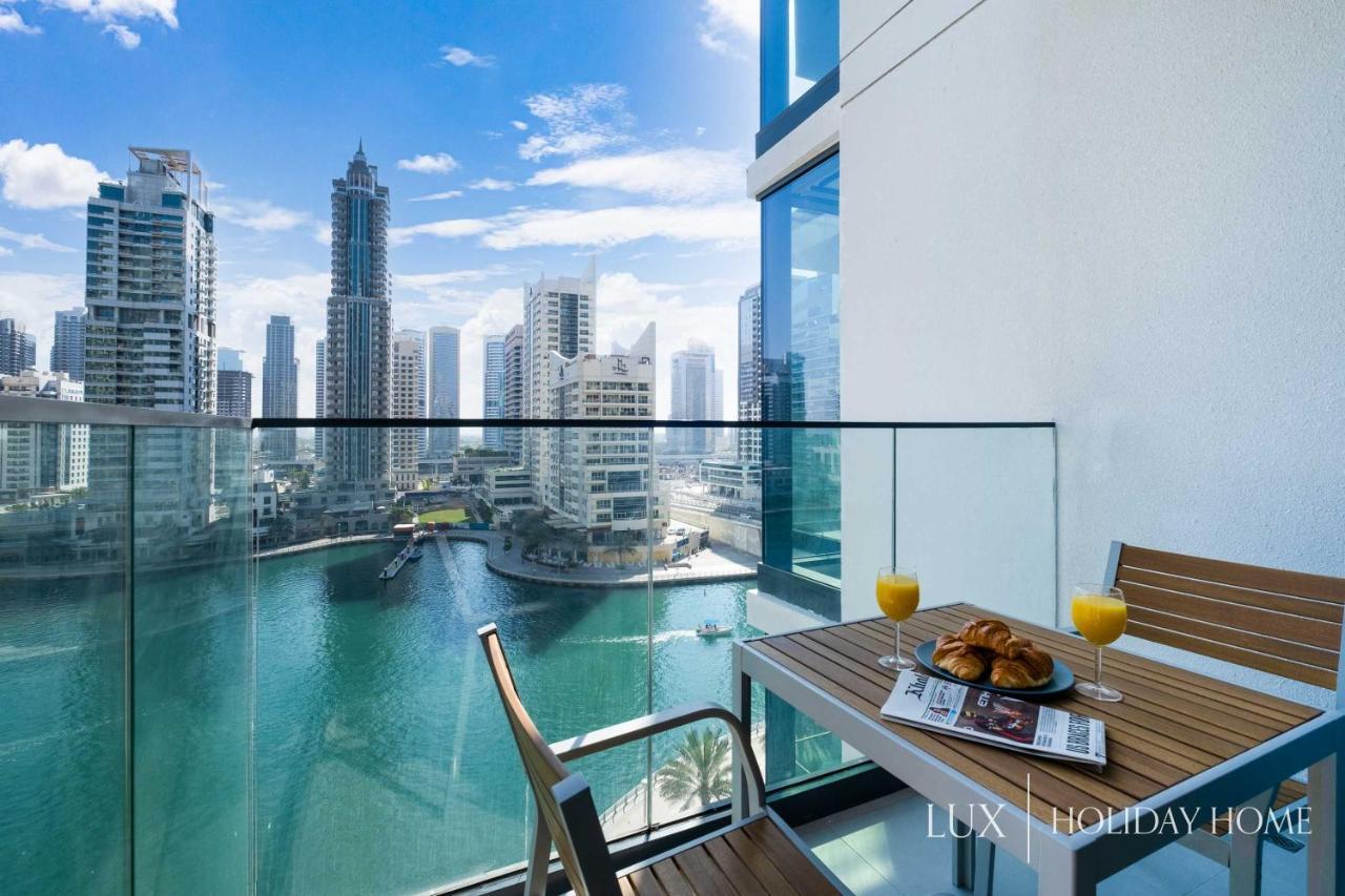 Lux - Contemporary Suite With Full Marina View Dubai Exterior foto